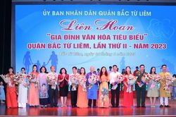Liên hoan 'Gia đình văn hóa tiêu biểu' quận Bắc Từ Liêm lần thứ II