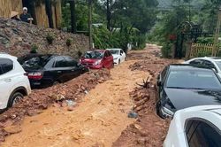 Mưa to tại huyện Sóc Sơn chỉ gây úng ngập cục bộ, không thiệt hại về người