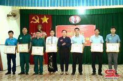 Diễn tập chiến đấu phòng thủ cụm xã Chiềng Sại và Phiêng Côn