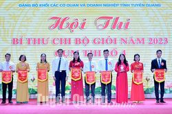 Cụm thi số 4 tổ chức Hội thi Bí thư chi bộ giỏi năm 2023
