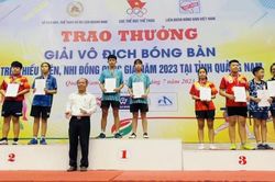 Dấu ấn bóng bàn trẻ Công an nhân dân