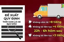 Đề xuất không lái xe liên tục quá ba tiếng vào ban đêm