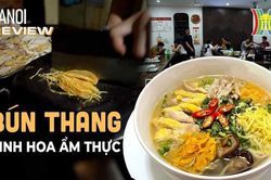 Dậy sớm ăn sáng với món bún thang ngon khó cưỡng | HANOI Reviews | 06/08/2023