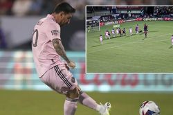 Siêu sao Messi đá phạt như đá penalty tại Inter Miami