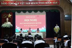 Hà Nam thực hiện quy trình giới thiệu nhân sự quy hoạch Ban Chấp hành Trung ương Đảng khóa 14