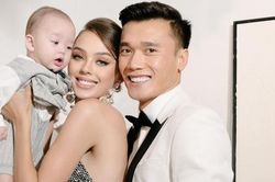 Vợ Tây của Bùi Tiến Dũng mong con trai đừng vội lớn