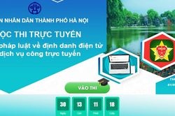Hướng dẫn thi tìm hiểu pháp luật định danh điện tử, dịch vụ công trực tuyến