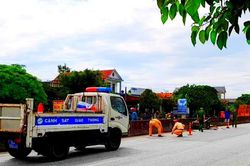 Xe tải tông nữ công nhân tử vong