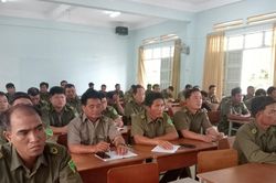 Krông Pa huấn luyện nghiệp vụ cho 77 công an viên bán chuyên trách