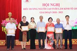 TP. Sông Công: Biểu dương người cao tuổi làm kinh tế giỏi