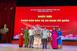 Nô nức ngày hội toàn dân bảo vệ an ninh Tổ quốc ở phường Mộ Lao