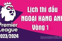 Lịch thi đấu Ngoại hạng Anh 2023/2024: Lịch thi đấu Ngoại hạng Anh vòng 1 - MU vs Wolves