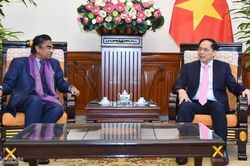 Bộ trưởng Ngoại giao Bùi Thanh Sơn tiếp tân Đại sứ Sri Lanka Sajeewa Umanga Mendis