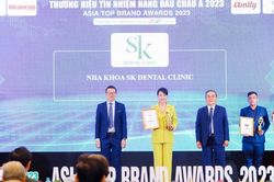Nha khoa SK được vinh danh Top 10 thương hiệu tín nhiệm hàng đầu châu Á
