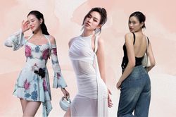 Hoa hậu Đỗ Hà mê mặc đồ hở tôn vai thon, lưng trần