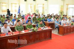 Xã Yên Lâm tổ chức điểm 'Ngày hội toàn dân bảo vệ an ninh Tổ quốc'