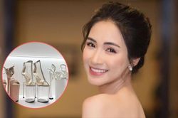 Bộ sưu tập giày 'cà kheo' giúp Hòa Minzy cao từ mét rưỡi thành mét tám