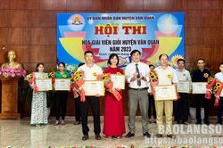 Văn Quan tổ chức thành công Hội thi Hòa giải viên giỏi năm 2023
