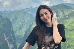 Thùy Tiên bị té xuống vực trong chuyến đi Hà Giang khiến dân tình thót tim