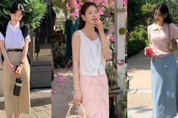Vì sao nên sắm chân váy suông cho tủ đồ mùa thu?