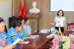 Tập huấn hướng dẫn vận hành tổ truyền thông cộng đồng tại xã Tả Gia Khâu