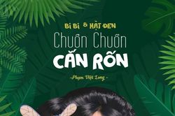 Tác giả Phạm Việt Long cùng bộ truyện 'Bi Bi và Mặt Đen'