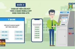 Rút tiền bằng QRCode khắc phục được nhiều rủi ro