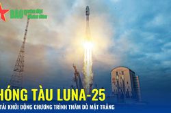 Phóng tàu Luna-25 - Nga tái khởi động chương trình thăm dò Mặt Trăng