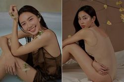 Hoa hậu Thùy Tiên khoe vết rạn trên cơ thể gây chú ý