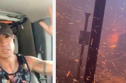 Video hành trình thoát khỏi biển lửa của một cư dân Hawaii