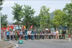 Ban Chỉ đạo diễn tập tỉnh kiểm tra công tác chuẩn bị diễn tập khu vực phòng thủ Thị xã Thái Hòa