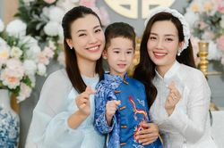 Á hậu Hoàng Oanh xuất hiện tại ngày trọng đại của em gái, thần sắc ra sao?