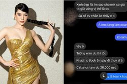 Top 16 Hoa hậu Hoàn vũ VN công khai tin nhắn bị gạ gẫm 'đi tour' giá hơn nửa tỷ đồng
