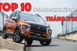 Infographic: TOP 10 ô tô bán chạy nhất Việt Nam tháng 7/2023