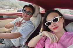 Vợ chồng Đàm Thu Trang - Cường Đô la tranh thủ 'trốn con' đi hẹn hò