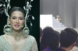 Anh Thư vấp ngã trên sân khấu Chung kết The Face Vietnam 2023