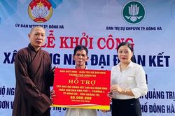 Quảng Trị: Khởi công xây nhà Đại đoàn kết cho hộ nghèo dịp Quốc khánh 2-9