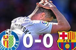 Barcelona hòa bất lực Getafe trong trận cầu có đến 3 thẻ đỏ và 1 quả 11m bị VAR từ chối
