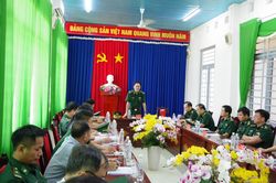 Bộ Tư lệnh BĐBP khảo sát địa điểm tổ chức Chương trình 'Xuân Biên phòng ấm lòng dân bản' năm 2024 tại Tây Ninh