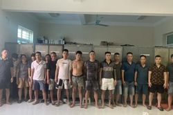 Vĩnh Phúc: Triệt phá ổ nhóm cờ bạc lớn trên sông Hồng