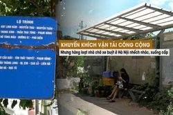 Người dân ái ngại khi loạt nhà chờ xe buýt ở Hà Nội nhếch nhác, xuống cấp