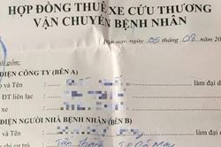 Vụ cha định đặt thi thể con vào thùng xốp đưa về quê: Nhà xe cấp cứu nói gì?