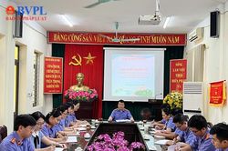 VKSND TP Phủ Lý sinh hoạt chuyên đề bảo vệ nền tảng tư tưởng của Đảng