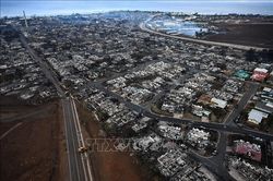 Hàn Quốc hỗ trợ 2 triệu USD giúp khắc phục thiệt hại thảm họa cháy rừng ở Hawaii