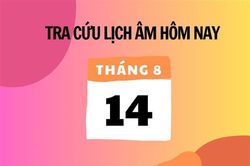 Xem lịch âm hôm nay 14/8 và ngày mai