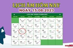 Lịch âm 15/8 – Âm lịch hôm nay 15/8 chính xác nhất - lịch vạn niên 15/8/2023