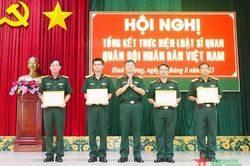 Sư đoàn 7 thực hiện nghiêm túc Luật Sĩ quan Quân đội nhân dân Việt Nam