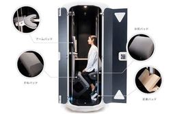 Giường ngủ đứng tại quán cà phê