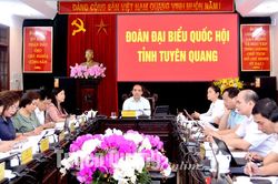 Đoàn ĐBQH tỉnh chất vấn Bộ trưởng Bộ Tư pháp tại phiên họp thứ 25 Ủy ban Thường vụ Quốc hội
