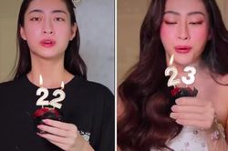 Biểu cảm thú vị của Lương Thùy Linh đón sinh nhật tuổi 23
